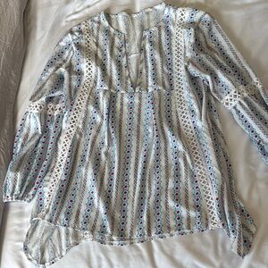 Women's Striped Boho Top